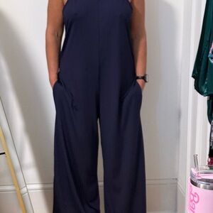 Elegant Navy Jumpsuit